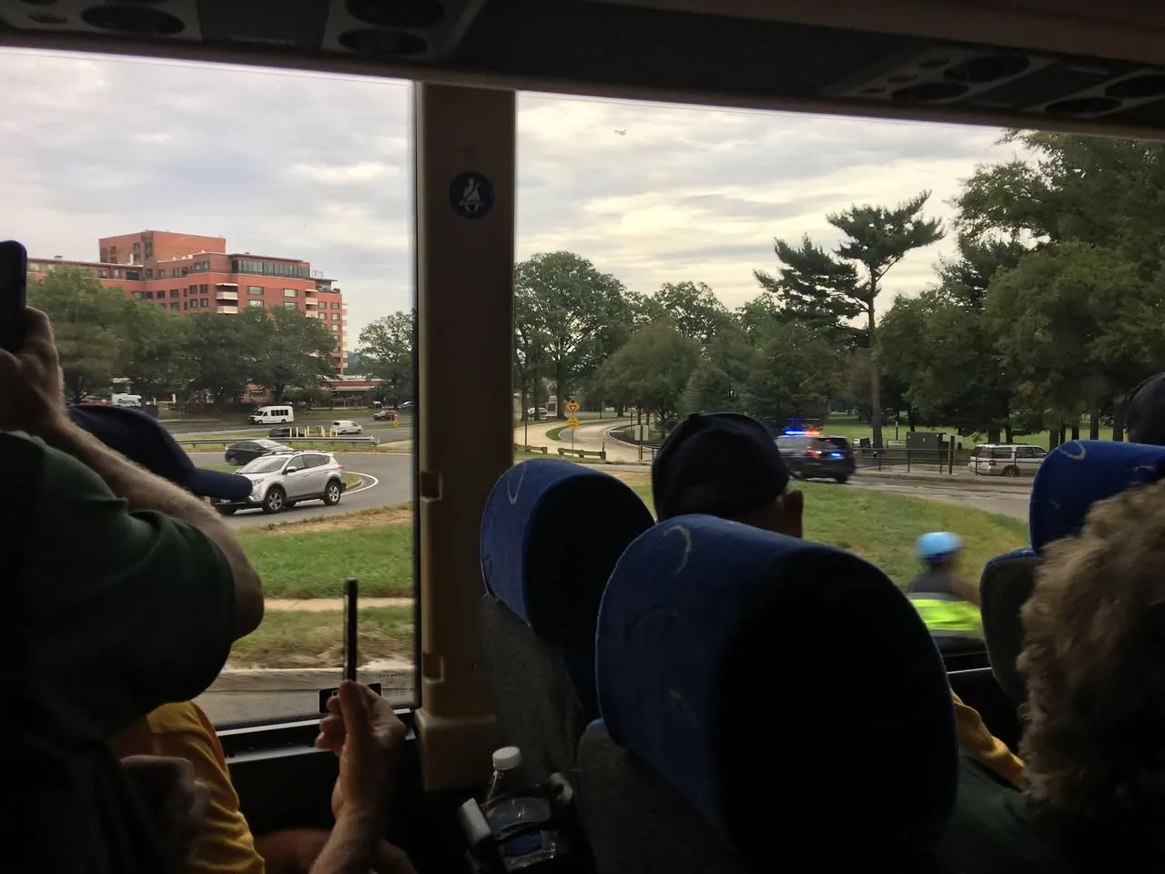 Full Presidential Motorcade throughout DC. Incredibly entertaining to watch the police officers in action.