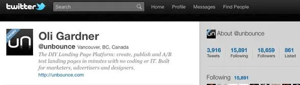Unbounce on Twitter