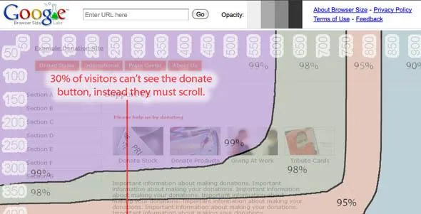 Google Browser Size